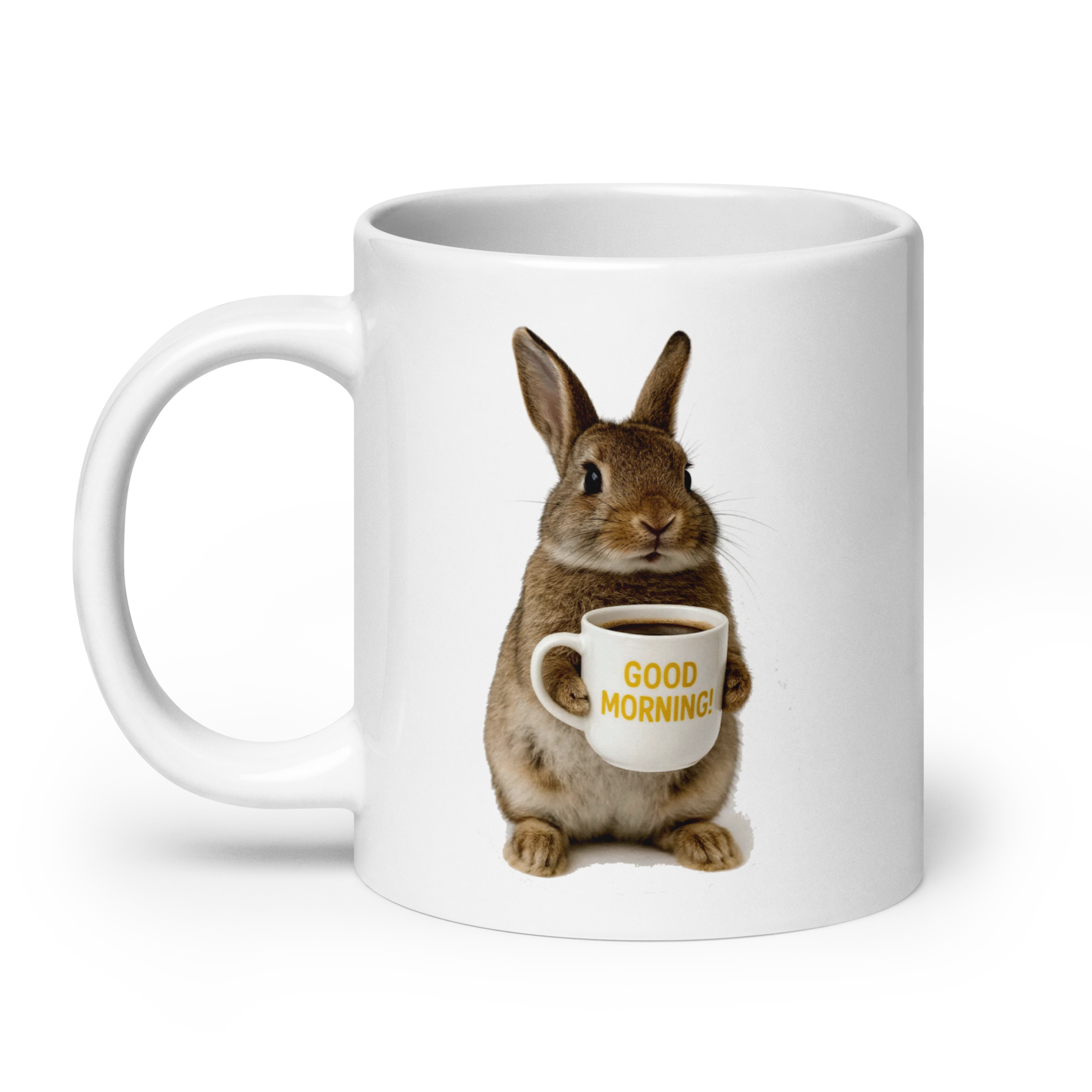 Bunny Good Morning Ceramic Mug