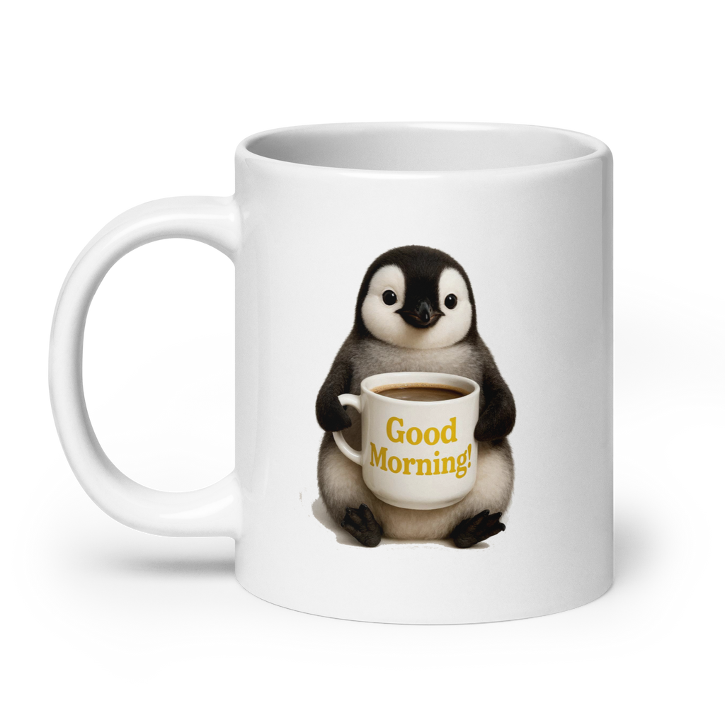 Penguin Good Morning Ceramic Mug