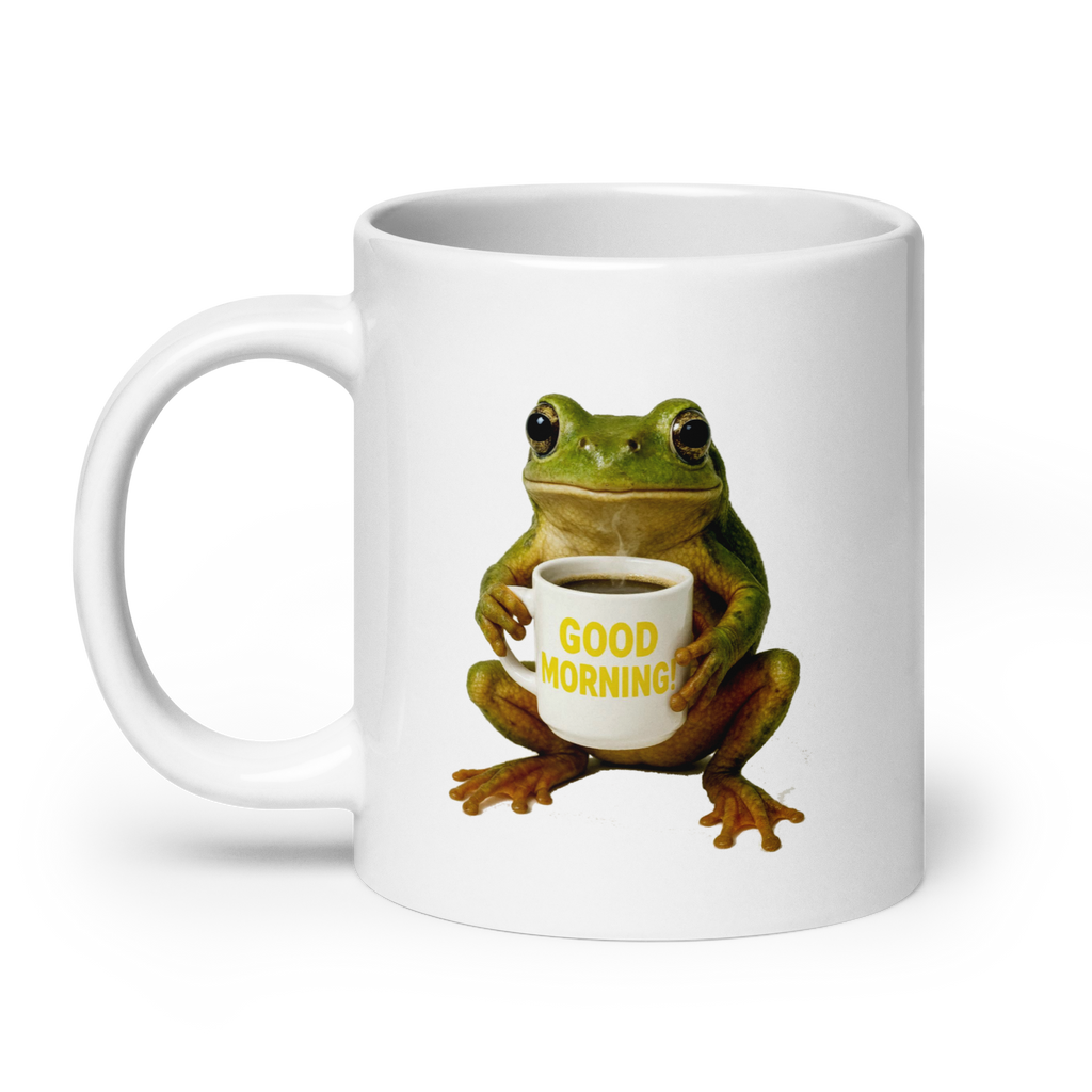 Frog Good Morning Ceramic Mug