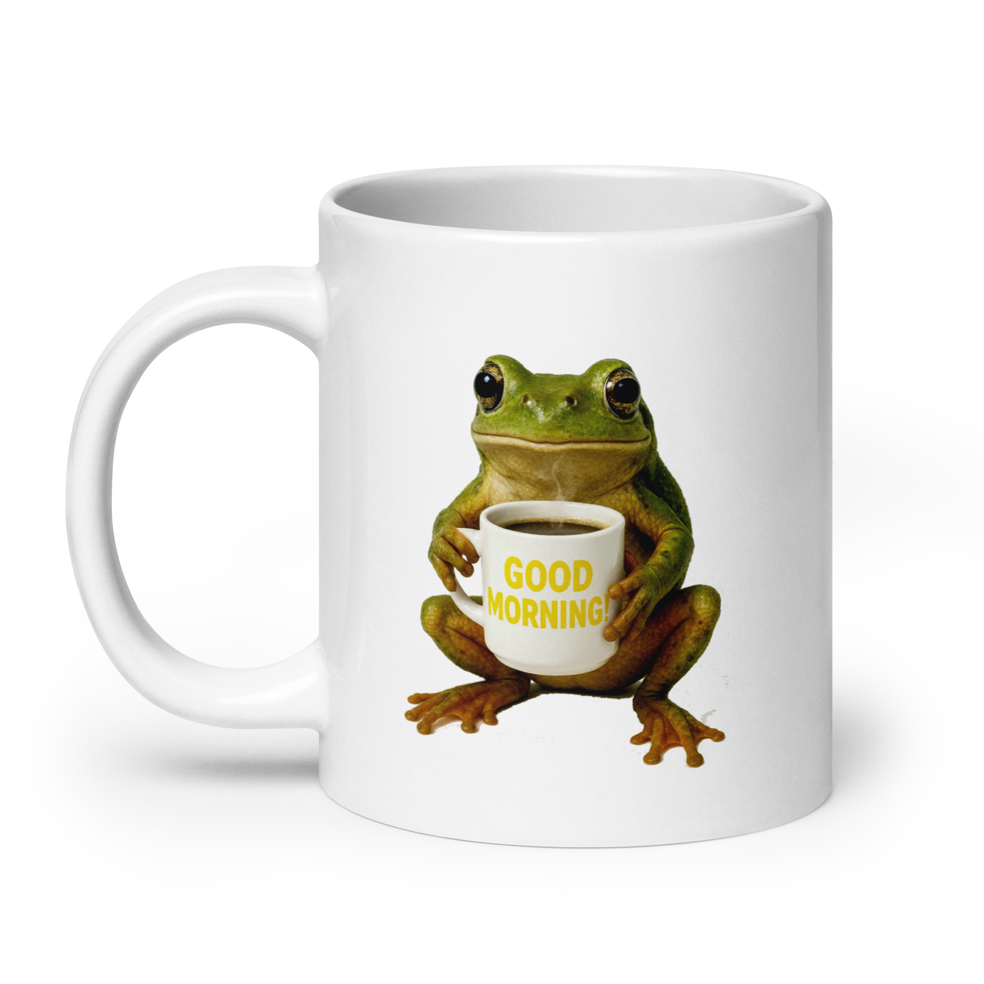 Frog Good Morning Ceramic Mug