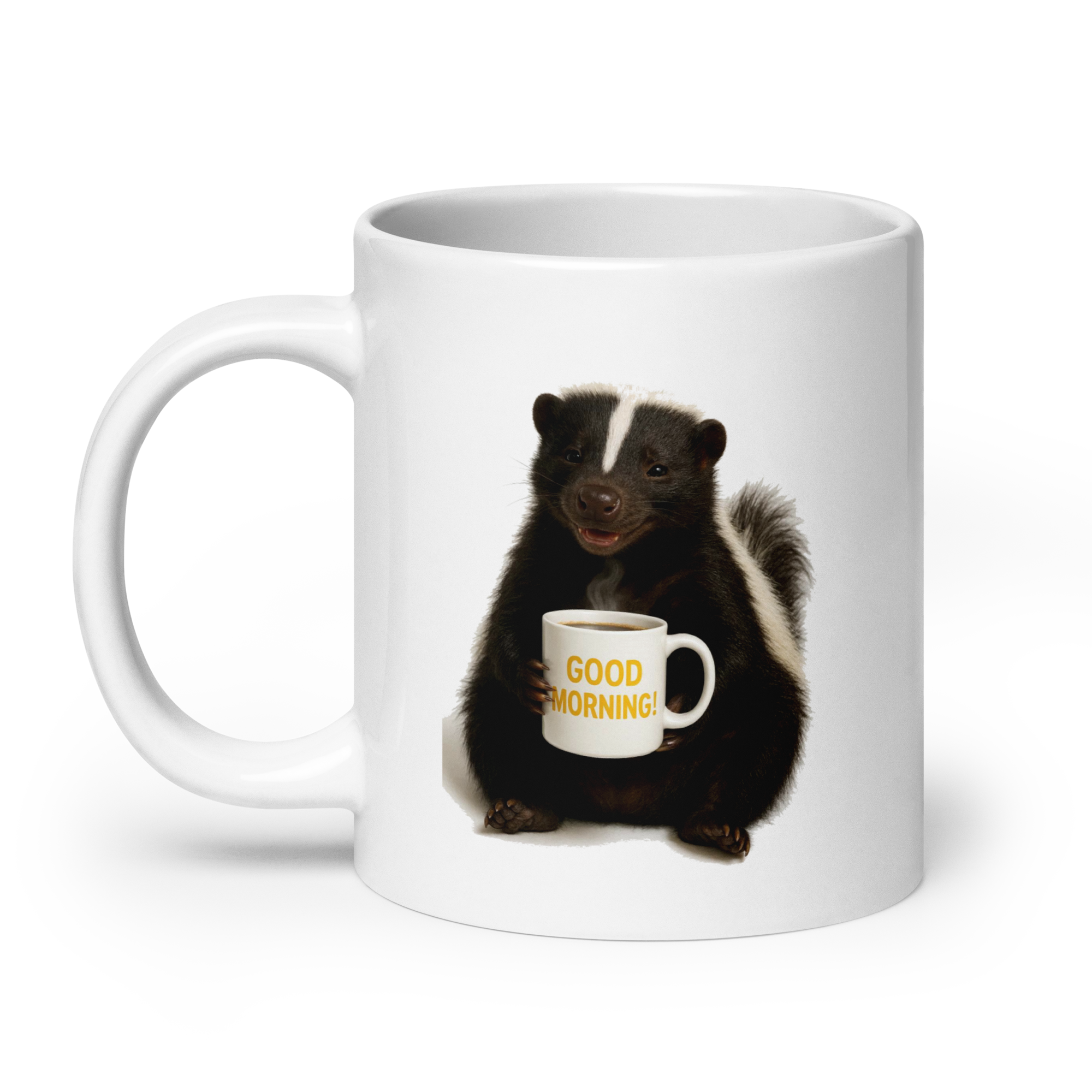 Skunk Good Morning Ceramic Mug