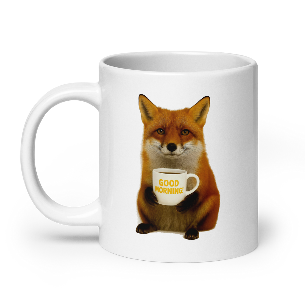 Fox Good Morning Ceramic Mug