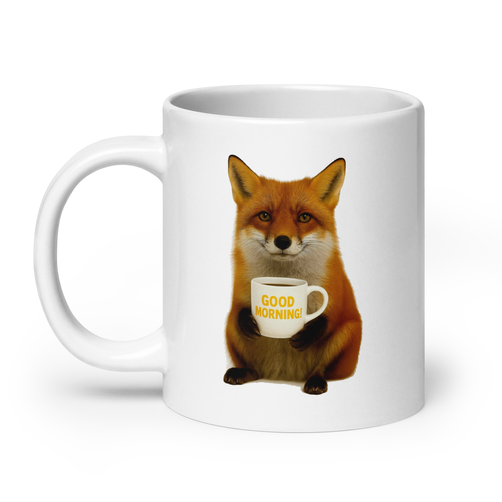 Fox Good Morning Ceramic Mug