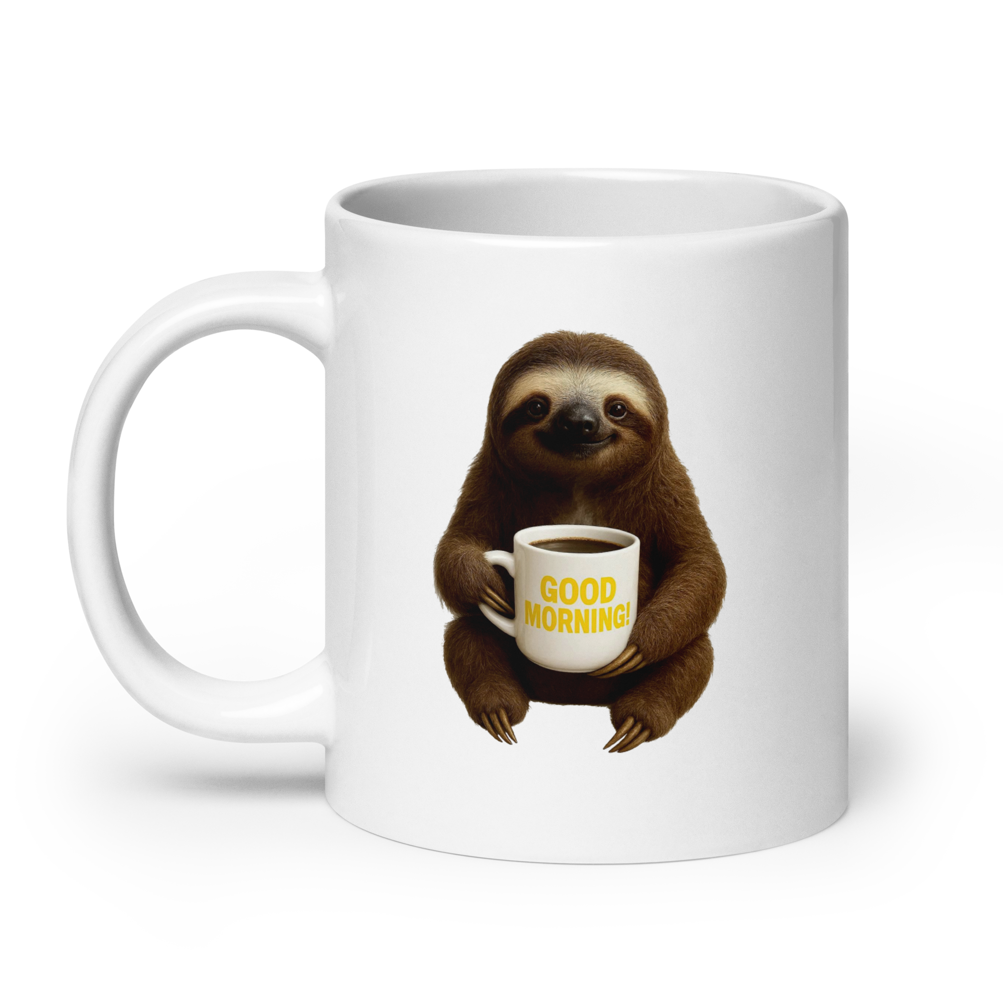 Sloth Good Morning Ceramic Mug