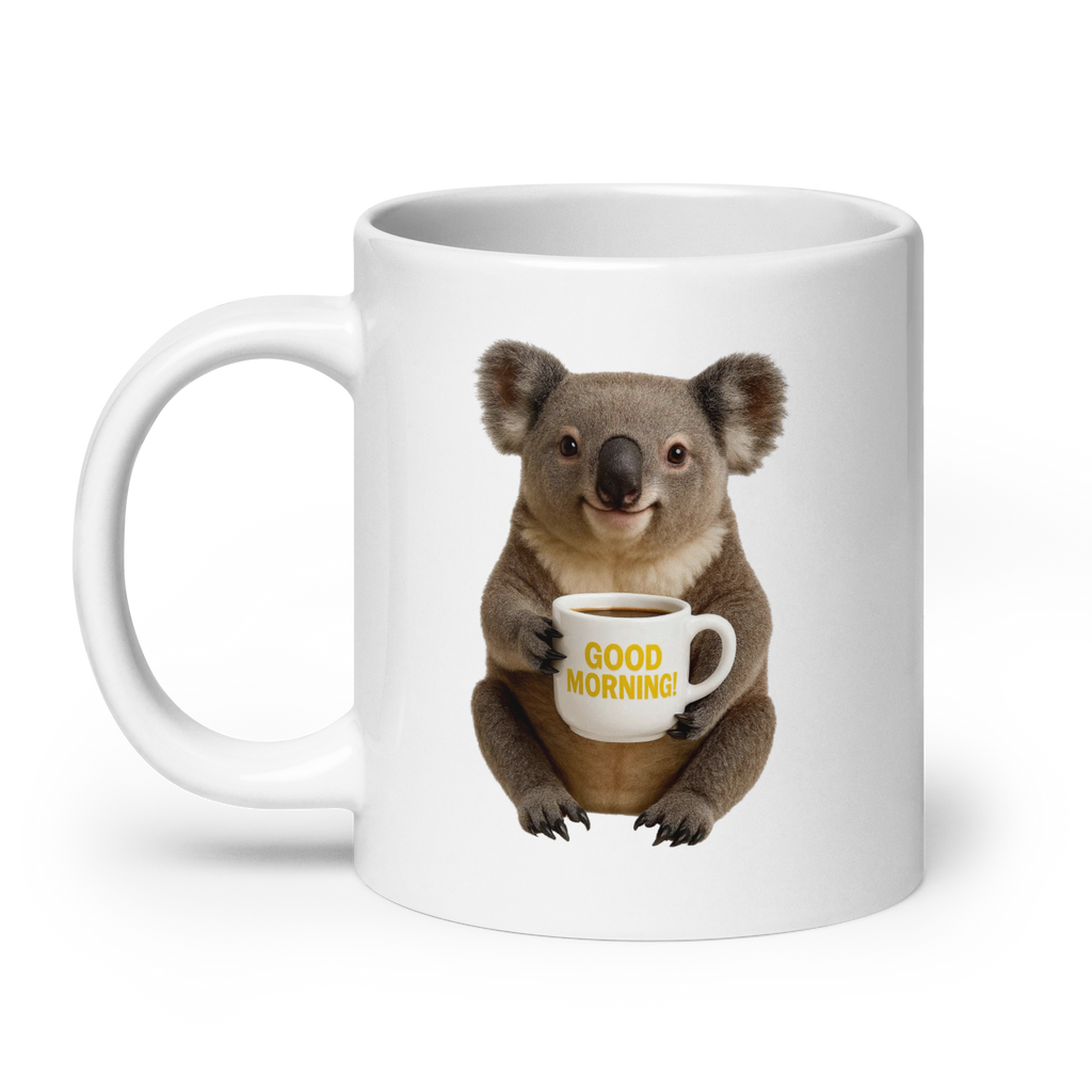 Koala Bear Good Morning Ceramic Mug