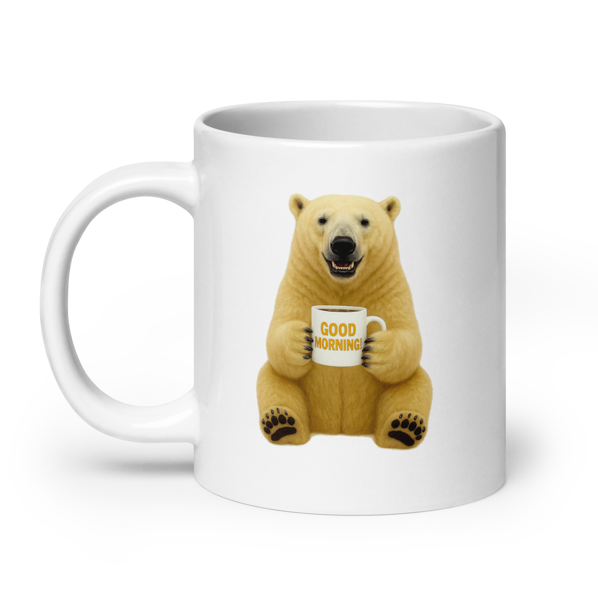 Polar Bear Good Morning Ceramic Mug