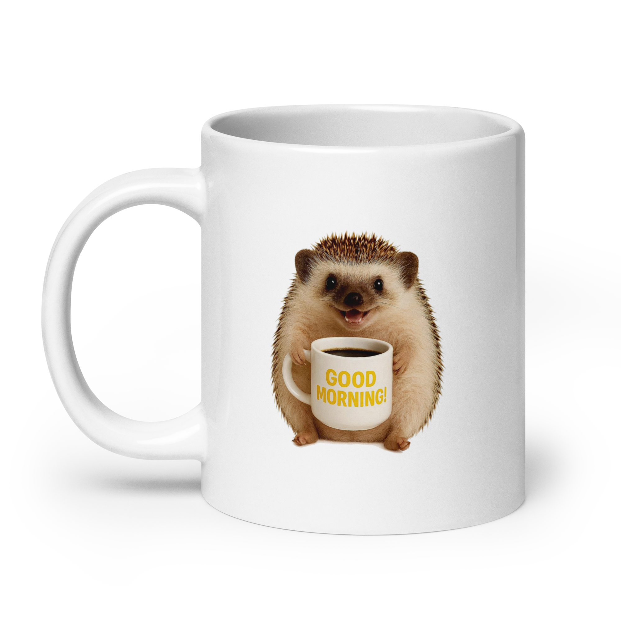 Hedgehog Good Morning Ceramic Mug