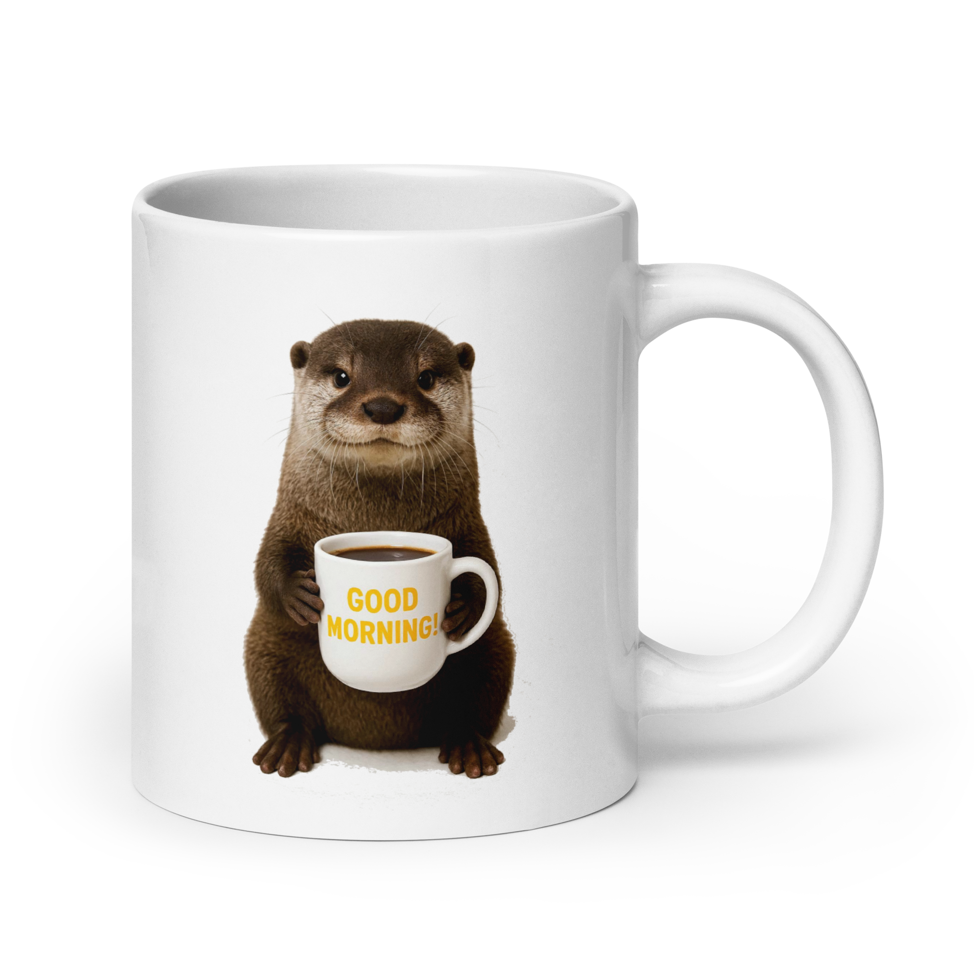 Otter Good Morning Ceramic Mug