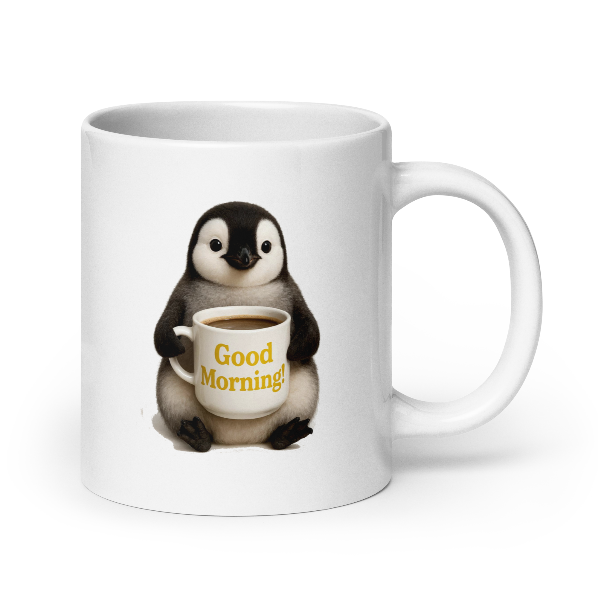 Penguin Good Morning Ceramic Mug