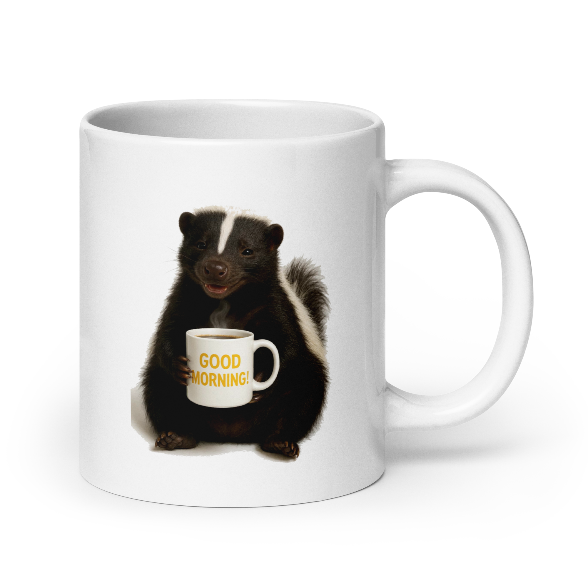 Skunk Good Morning Ceramic Mug